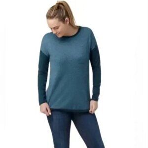 Smartwool Women's Shadow Pine Colorblock Crew Sweater